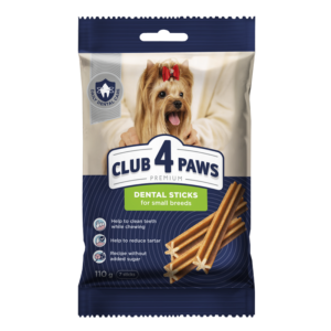 Лакомство для собак мелких пород Premium Dental Sticks жевательные палочки с мясом 11 г Клуб 4 лапы Лакомство для собак мелких пород Premium Dental Sticks жевательные палочки с мясом 11 г Клуб 4 лапы