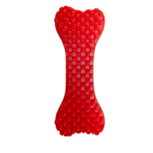 Игрушка для собак Косточка дент грызак с шипами Неон Красная 16 см Sum-Plast Игрушка для собак Косточка дент грызак с шипами Неон Красная 16 см Sum-Plast
