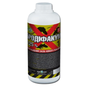 Раствор Бродифакум 0,25% 1 л O.L.KAR срок 09.2026 Раствор Бродифакум 0,25% 1 л O.L.KAR срок 09.2026