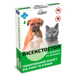 Капли Инсектостоп ProVet для котят и щенков № 6 Природа срок 11.2026 Капли Инсектостоп ProVet для котят и щенков № 6 Природа срок 11.2026