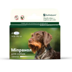 Мипранол для собак 4 таблетки х 0,175 г срок 01.2027 Мипранол для собак 4 таблетки х 0,175 г срок 01.2027