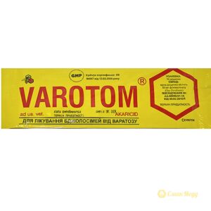 Полоски Варотом от варроатоза пчел №10 Evrotom срок 02.2027 Полоски Варотом от варроатоза пчел №10 Evrotom срок 02.2027