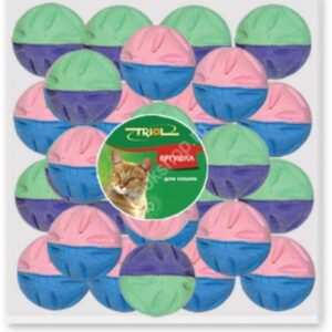 Игрушка кошек Мяч зефирный для гольфа двухцветная 4,5 см в упаковке №4  BALL29N