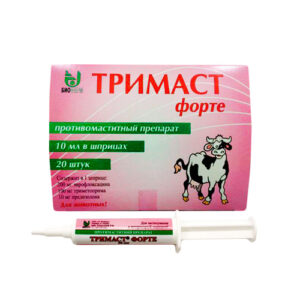Тримаст форте 10 мл для лечения мастита коров Биофарм
