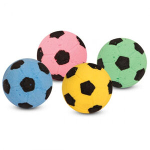 Игрушка для кошек Мяч зефирный футбольный одноцветный D 450 мм 25шт ВALL01