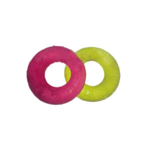 Игрушка резиновая Пончик цветной 6-18 Д-7см