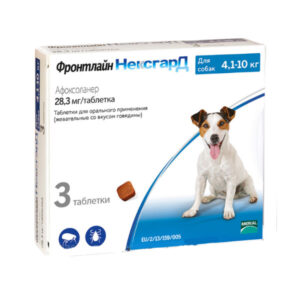 НексгарД таблетки от блох и клещей для собак 4-10 кг №3 Merial