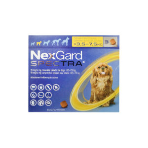 НексгарД Спектра таблетки от блох, клещей, глистов для собак 3,5-7,5 кг №3 Merial