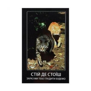 Табличка ПЕСиК Стой,где стоишь МТ-123