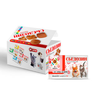 Сьедозин для собак и котов 1 таблетка на 5 кг Круг