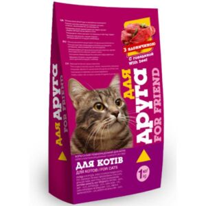 Корм Для Друга для кошек говядина 1 кг O.L.KAR