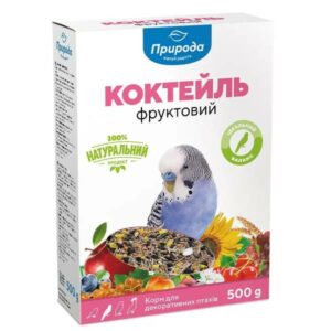 Корм для средних попугаев Коктейль Фруктовий 500 г  ПРИРОДА PR241028