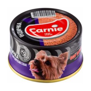 Корм для собак взрослых  маленьких пород Carnie паштет  с индейкой 95 г