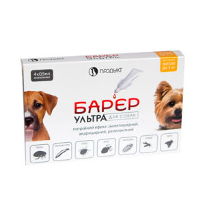 Барьер-ультра капли от блох для собак до 5 кг 0,5 мл №4 Продукт