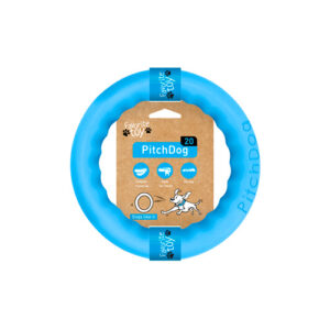 Игрушка для собак Кольцо для апортировки 20 см голубое PitchDog