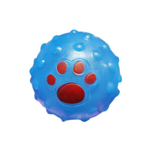 Игрушка для собак мяч винил с лапкой 8 см FOX FS-0034