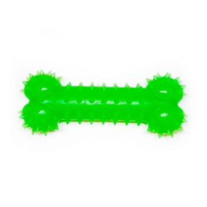Игрушка для собак Косточка зеленая с запахом ванили 15 см FOX TF-014