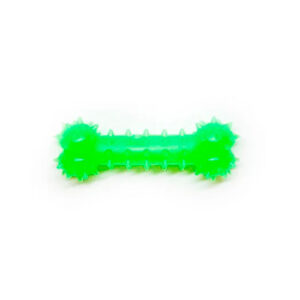 Игрушка для собак Косточка зеленая с запахом ванили 8 см FOX TF-004