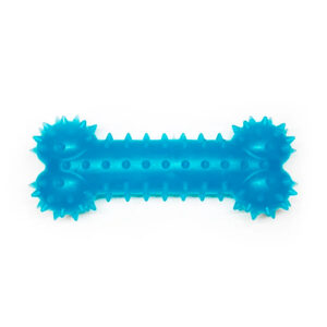 Игрушка для собак Косточка синяя с запахом ванили 15 см FOX TF-013