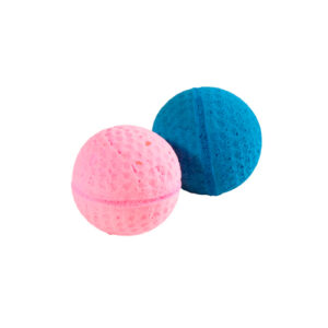 Игрушка для кошек Мяч зефирный для гольфа одноцветный цвет в ассортименте 4,5 см Fох