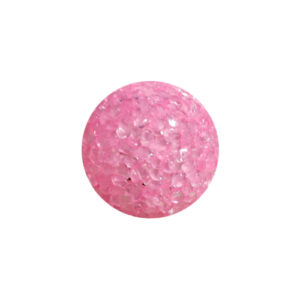 Игрушка для котов  мяч глицериновый розовый с бубенчиком 4 см FOX WT001-1