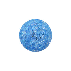 Игрушка для котов  мяч глицериновый голубой с бубенчиком 4 см Fох
