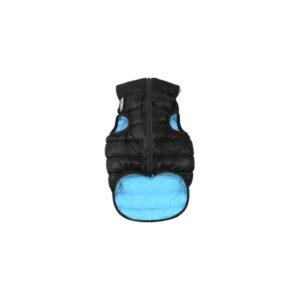 Курточка для собак маленьких пород двусторонняя черно-голубая AiryVest XS 30 Collar