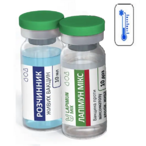 Вакцина Лапимун Микс против миксоматоза кролей 1 флакон 10 доз BioTestLab