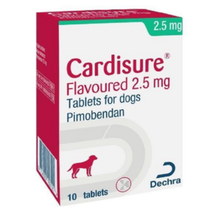 Таблетки Кардишур 2,5 мг от сердечной недостаточности у собак №10  Dechra