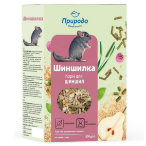 Корм для грызунов Шиншилка 500 г Природа