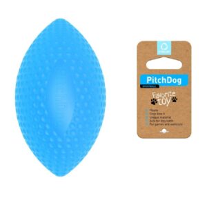 Игрушка для собак Мяч для апортировки диаметр 9 cм голубой PitchDog