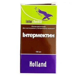 Раствор для инъекций Интермек 1% 1 флакон 100 мл Interchemie Раствор для инъекций Интермек 1% 1 флакон 100 мл Interchemie