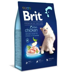 Корм для котят 1-12 мес Брит Brit Premium Cat Kitten  300г