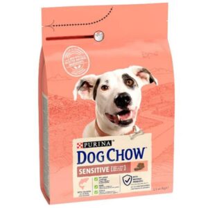 Сухой корм для собак Dog Chow Sensitive с лососем 1 кг Весовой Purina