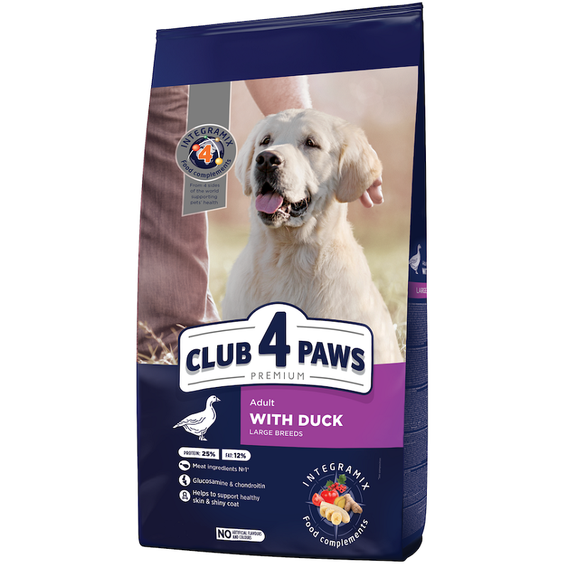 Сухой корм для собак крупных пород Adult Large Breeds Duck с уткой 1 кг Весовой Клуб 4 лапы Сухой корм для собак крупных пород Adult Large Breeds Duck с уткой 1 кг Весовой Клуб 4 лапы