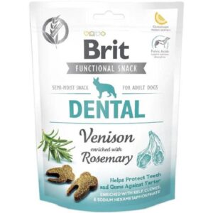 Лакомства д/собак Брит для поддержания здоровья зубов Brit Care Dog Snack Dental 150г/