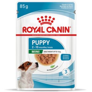 Корм для щенков мелких пород Mini Puppy в соусе 85 г Royal Canin