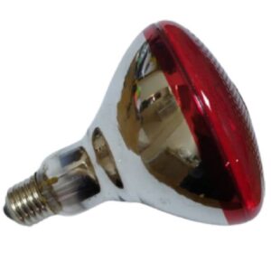 Лампа ИК для обогрева животных 175 W 240 V  LuxLight BR38 твердое стекло красная Китай