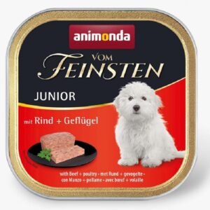 Корм для щенков Vom Feinsten Junior с говядиной и птицей 150 гр Animonda