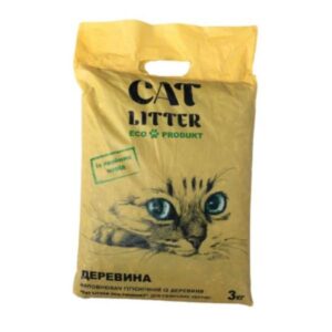 Наполнитель для домашних животных древесный 3 кг №5  Cat Litter