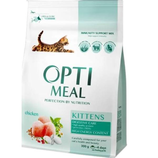 Корм для котят ОПТИМИЛ OPTIMEAL сухой курица 200 г Корм для котят ОПТИМИЛ OPTIMEAL сухой курица 200 г