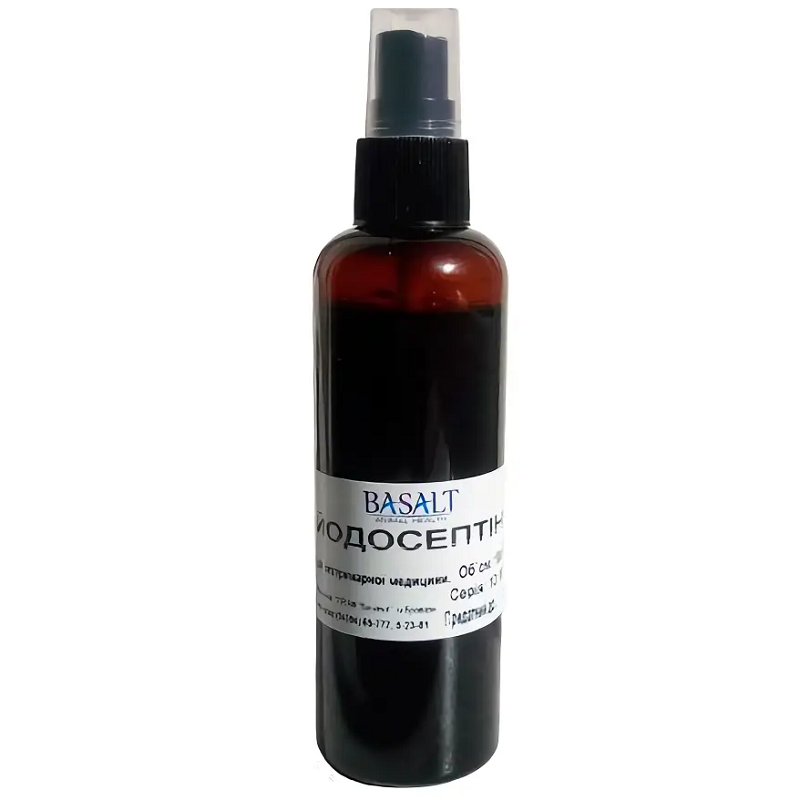 Йодосептин 100 мл спрей Базальт Йодосептин 100 мл спрей Базальт
