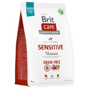 Корм д/соб Брит Brit Grain-free SENSITIVE  с чувст. пищев. оленина  3 кг172209/559145