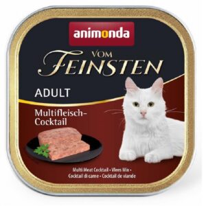 Корм д/кот Амонд Vom Feinsten Adult Multi Meal Coctail  консеврва мультимясной коктель 100 г AM-83204