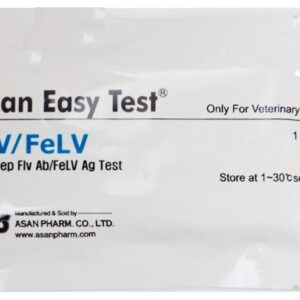 Экспресс-тест Вирус иммунодефицита + лейкемия (FIV Ab+FeLV Ag), ASAN PHARM