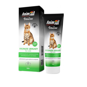 Фитопаста для профилактики мочекаменной болезни у кошек 100 мл AnimAll VetLine Urinary
