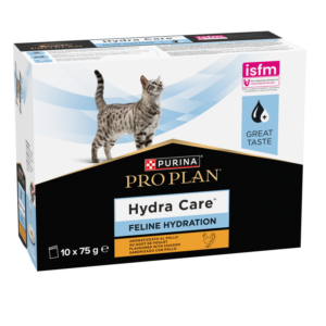 Корм для котов Veterinary Diets Hydra Care добавка для увеличения потребления жидкости и разжижению мочи. Со вкусом курицы. 75 г Purina Pro Plan