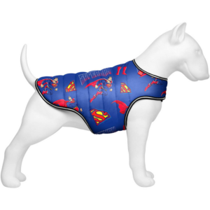 Курточка-накидка  для собак WAUDOG Clothes Сила супермена  XS, А 26 см, B 33-41 см, С 18-26 см Collar