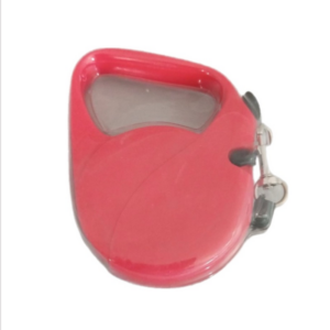 Поводок-рулетка для собак 3 м до 15 кг тросс нейлон красная