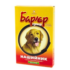 Барьер ошейник от блох и клещей для собак черный Продукт срок 01.2026